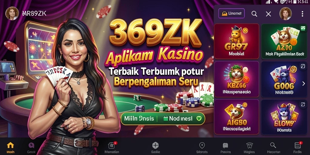 Screenshot 369ZK menampilkan gameplay Kasino yang mendebarkan dan interaktif.
