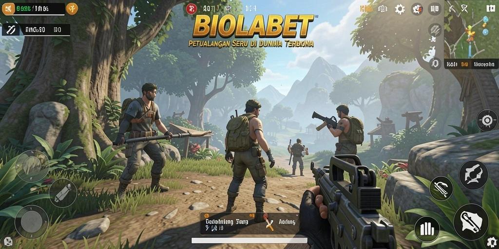 Gameplay seru di dunia terbuka BIOLABET yang penuh petualangan.
