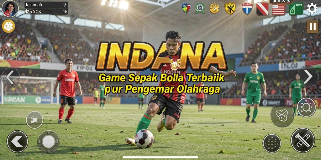 Tampilan menarik dari gameplay <strong>INDAAA</strong> yang penuh aksi sepak bola.