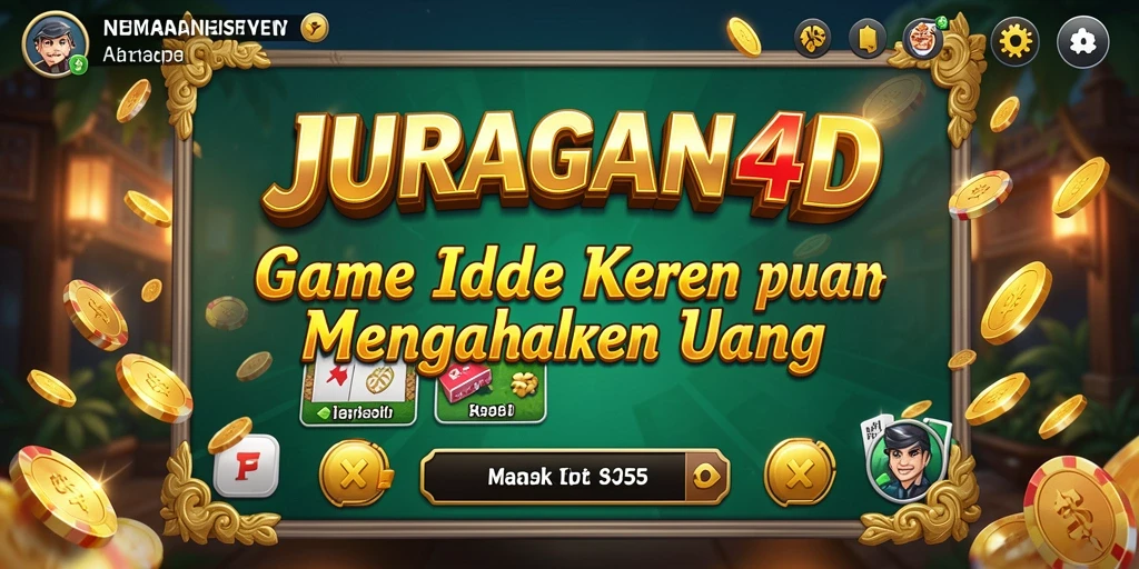 Tampilan gameplay JURAGAN4D yang menarik dan interaktif.