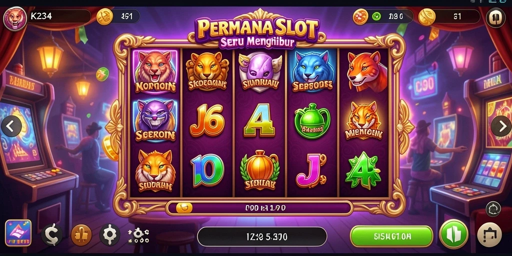 Screenshot gameplay K234 yang menampilkan slot yang mengasyikkan.