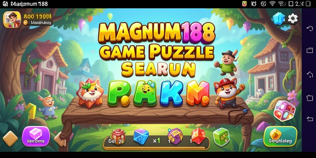 Tampilan gameplay MAGNUM188 dengan berbagai jenis teka-teki.