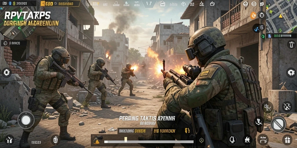 Tampilan gameplay RPVIP5 yang mendebarkan dan realistis.