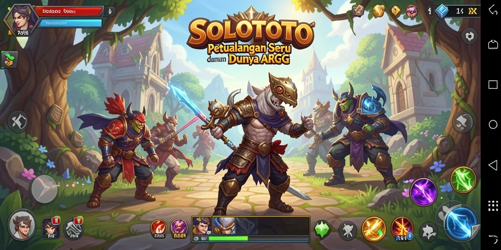 Tampilan seru dalam gameplay ARPG SOLOTOTO yang menegangkan.