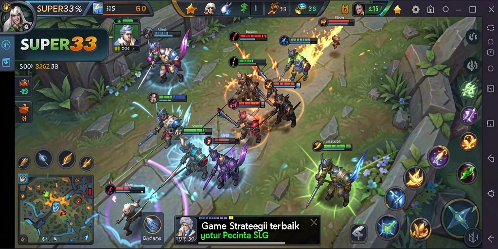 Gameplay menarik di SUPER33 dengan strategi mendalam.
