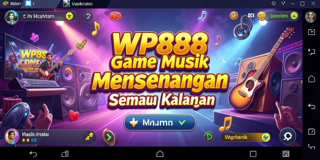 Screenshot gameplay WP888, menampilkan antarmuka yang seru dan interaktif.