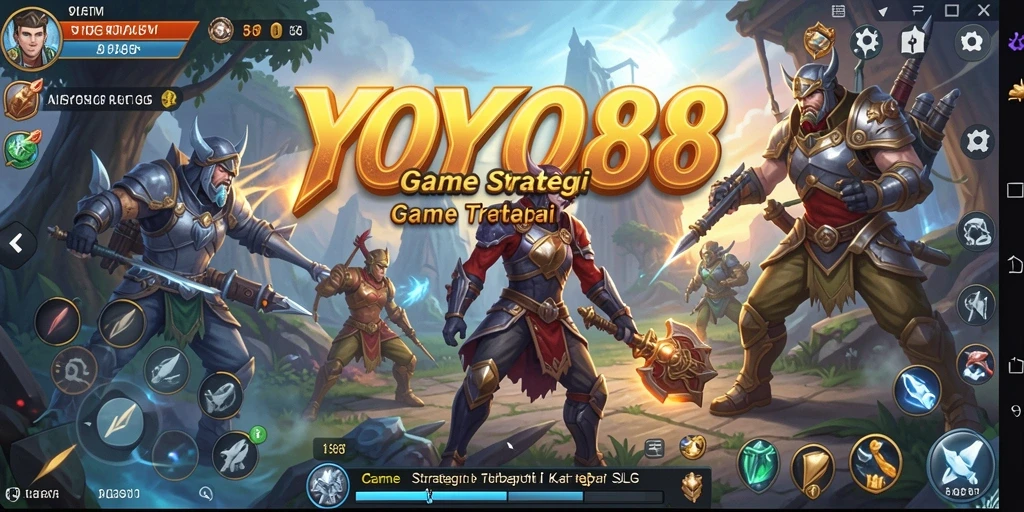 Tangkapan layar gameplay menampilkan pertempuran seru dan strategi dalam YOYO88.